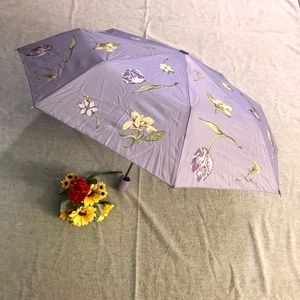 NWOT - Lovely Lavender Floral Umbrella